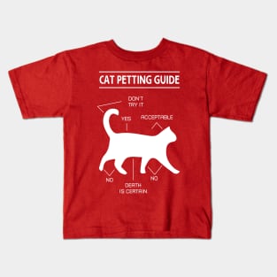 Cat Petting Guide Kids T-Shirt